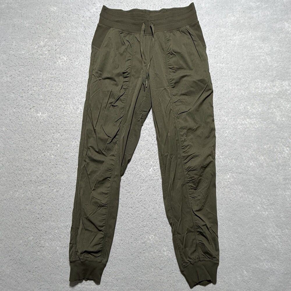Lululemon Dance Studio Mid Rise Jogger Size 6 Dark Olive Green Swift Unlined
